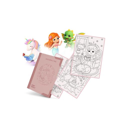KIDYWOLF – refill set for KIDYDRAW-PAD 6+, Once Upon a Time