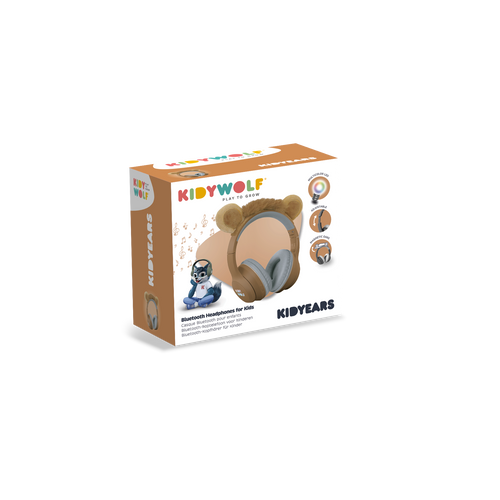 Kidywolf - Bluetooth headphones with magnetic ears KIDYEARS, lion