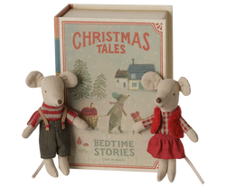 MAILEG – Christmas twins, little sister and brother in a book