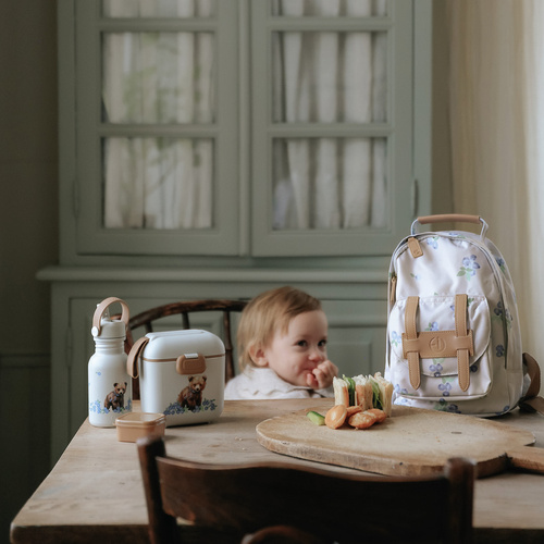Elodie Details - BackPack MINI Backpack Blueberry Bliss + Water Bottle - Blueberry Bliss Billy - SET