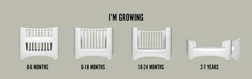 LEANDER - CLASSIC™ baby cot 0-3 yrs, White