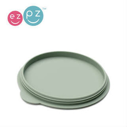 EZPZ Silikonowa miseczka z podkładką 2w1 Mini Bowl + pokrywka GRATIS pastelowa zieleń