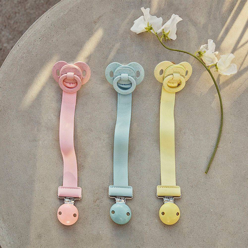 Elodie Details - Pacifier Clip Wood - Sunny Day Yellow