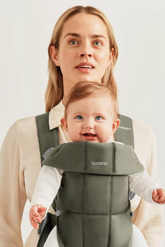 BABYBJÖRN - BABY CARRIER MINI,Dark green Woven