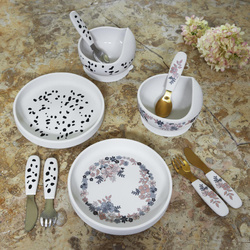 Elodie Details - Silicone Bowl Set - Dalmatian Dots
