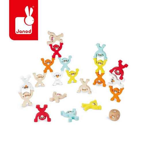 Janod - Skill game Monkey Pyramid 3+