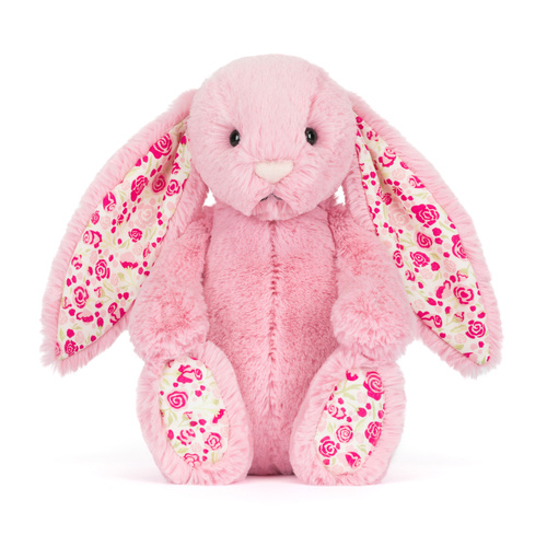 Jellycat – LUX Pink Bunny with Floral Ears 31 cm