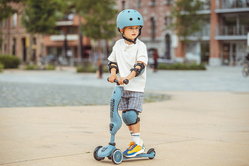 SCOOTANDRIDE - S Black children's protector set