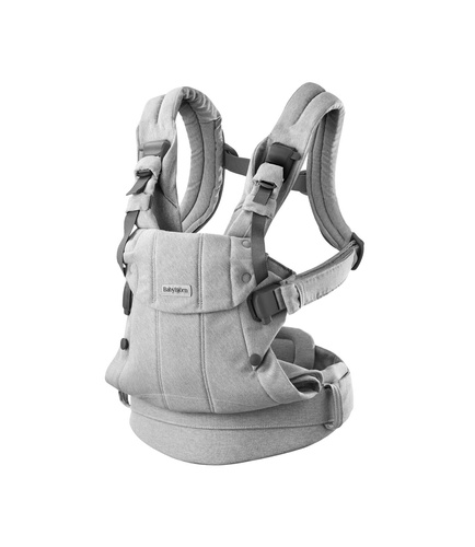 BABYBJORN - Baby Carrier Harmony, Woven, Light grey mélange