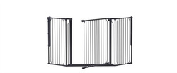Baby Dan - Carl Wide outdoor safety gate, black