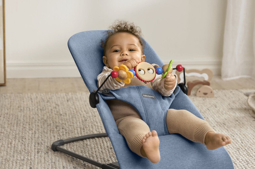 BABYBJÖRN - Bouncer BLISS Woven - Mélange, Blue