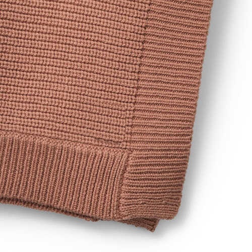 Elodie Details - Wool Knitted Blanket - Faded Rose