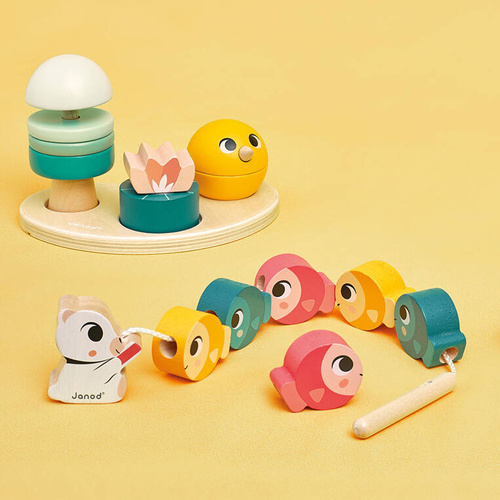 Janod - Set of educational toys Box 18 months