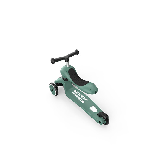 SCOOTANDRIDE - Highwaykick 2in1 Ride and scooter 1-5 years Forest