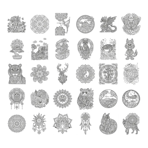 KIDYWOLF - refill set for K-DRAW-PAD 10+, Zen