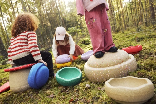 STAPELSTEIN – Sensory disc set for active play: Winter Special Original Grow Duo