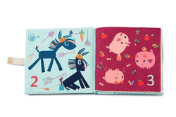 LILLIPUTIENS - Soft book for learning to count 1, 2, 3 ... 18 m +