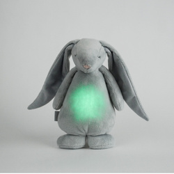MOONIE 2.0 - bunny with light and sound, silver
