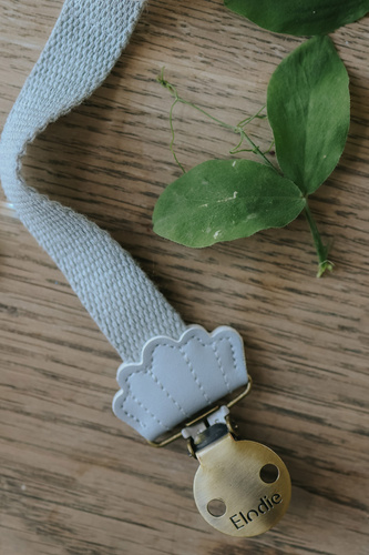 Elodie Details – pacifier clip, Sunrise Blue Scallop