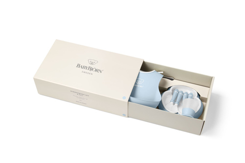 BABYBJORN - Dinnerware Set, 8 pcs - Powder Blue