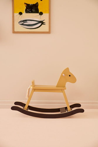 KID'S CONCEPT - rocking horse, honey yellow