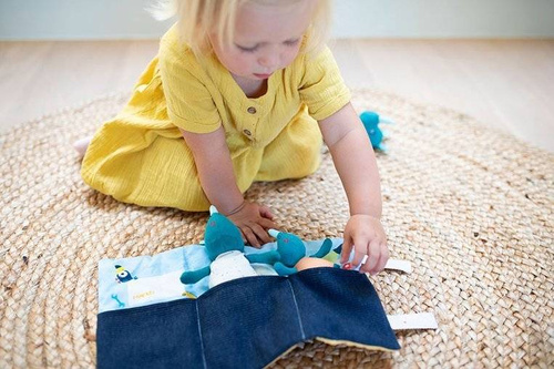 LILLIPUTIENS - Mini - cuddly rhino family with a folding mat Rhino Marius 2 years +