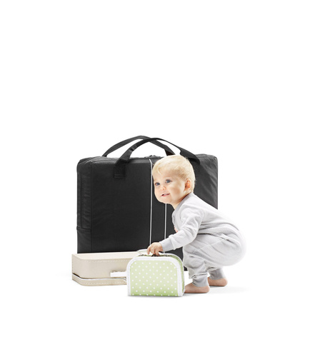 BABYBJÖRN - Travel Crib Light, Black + sheet