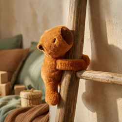 DOUDOU – Podcoll capybara plush slap bracelet, Histoire d'Ours, reddish-brown