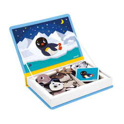 Janod - Magnetyczna układanka Zwierzęta polarne Magnetibook 3-8 lat