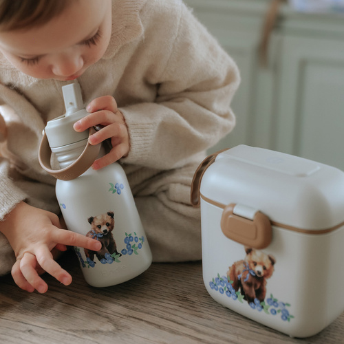 Elodie Details - BackPack MINI Backpack Blueberry Bliss + Water Bottle - Blueberry Bliss Billy - SET