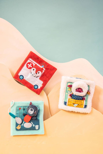 LILLIPUTIENS Activation book with mini-puppet Doctor Alice the fox 12 m+