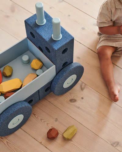 MODU - 3-in-1 Baby Walker - Deep Blue / Sky Blue