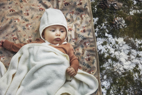 Elodie Details - Winter Bonnet - Shearling - 3-6 months