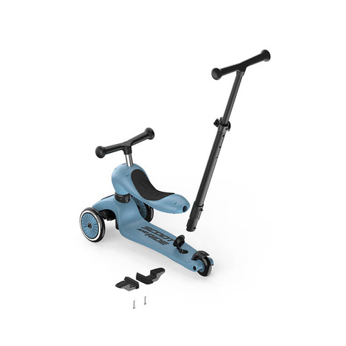 SCOOTANDRIDE - Highwaykick Push and Go 2in1 Ride and scooter 1-5 years Steel