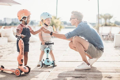 SCOOTANDRIDE - XXS-S helmet for children 1-5 years Peach