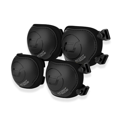 SCOOTANDRIDE - S Black children's protector set