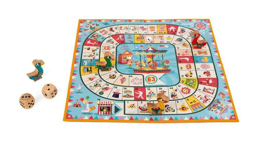 Janod: race-game: goose on the merry-go-round