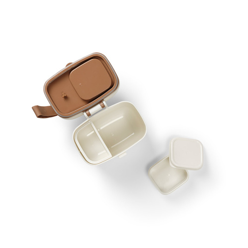 Elodie Details - BackPack MINI Backpack - Dalmatian Dots + Water Bottle - Dalmatian Dots + Lunchbox - Vanilla White - SET