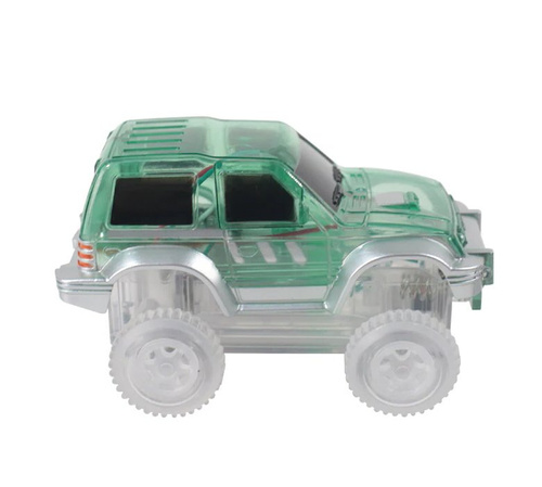 Cleverclixx  - Race Track Car Pastel Green