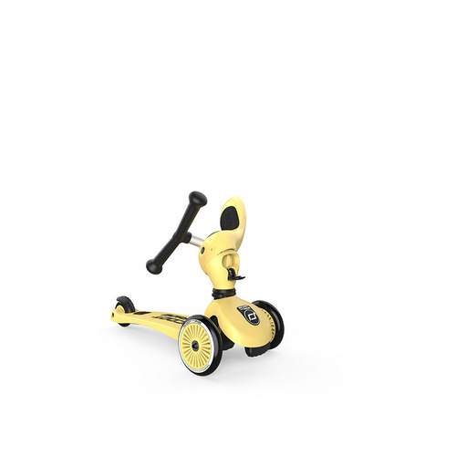SCOOTANDRIDE - Highwaykick 2in1 Ride and scooter 1-5 years Lemon
