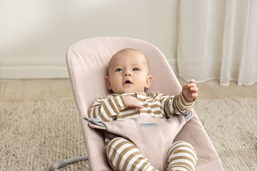 BABYBJÖRN - Bouncer BLISS Woven - Light pink mélange