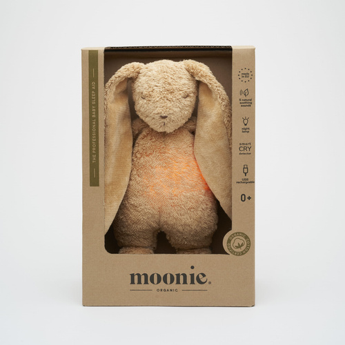 MOONIE 2.0 - bunny with light and sound, cappuccino