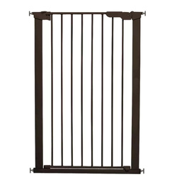 DogSpace - Bonnie Extra Tall Pressure Fitted Dog Gate, Black(73.5-79.6cm)