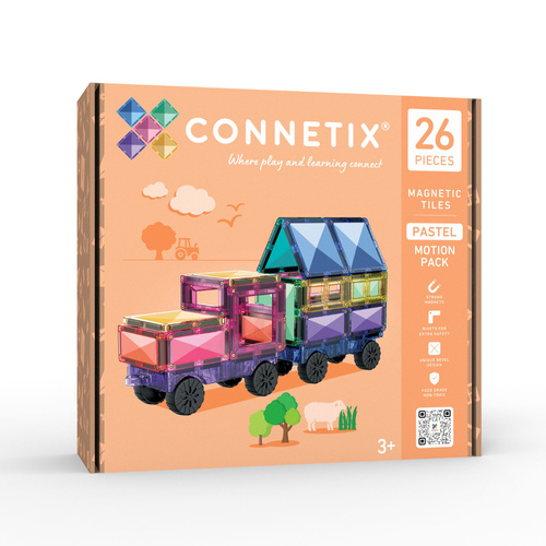 Connetix - Pastel Motion Pack - 26 pieces