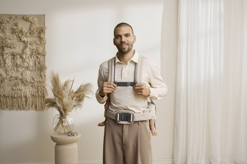 BABYBJORN - Baby Carrier Harmony, Woven, Light Beige mélange