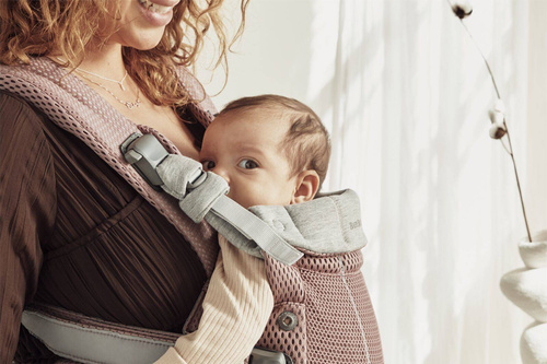 BABYBJORN - Baby Carrier Harmony 3D Mesh, Dusty pink