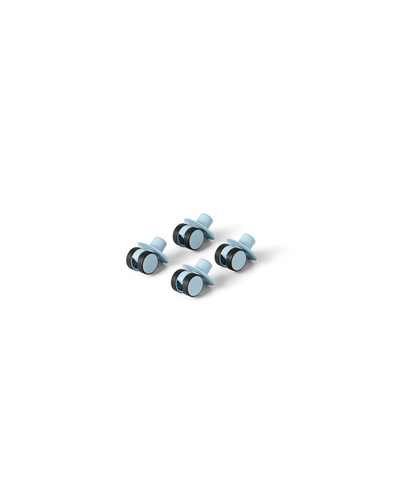 MODU - 4x Swirly Wheels, sky blue