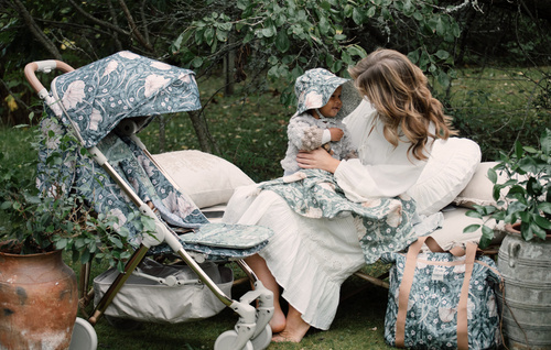 Elodie Details - MONDO stroller - Pimpernel + Carry Cot - Moonshell SET