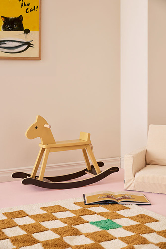 KID'S CONCEPT - rocking horse, honey yellow
