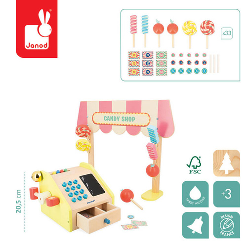 Janod - Applepop 3+ candy store